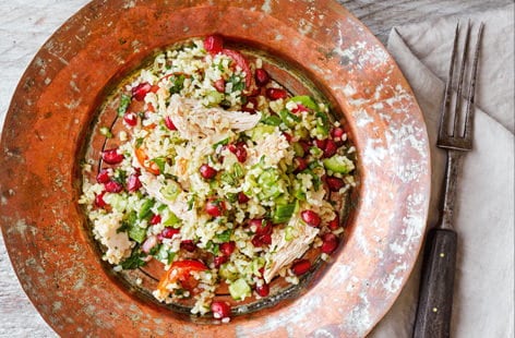 Image of "Pomegranate tabbouleh"