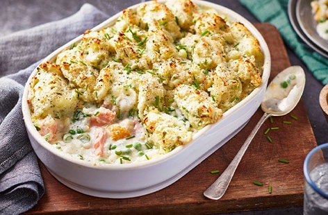 Image of "Garlic and herb fish pie"