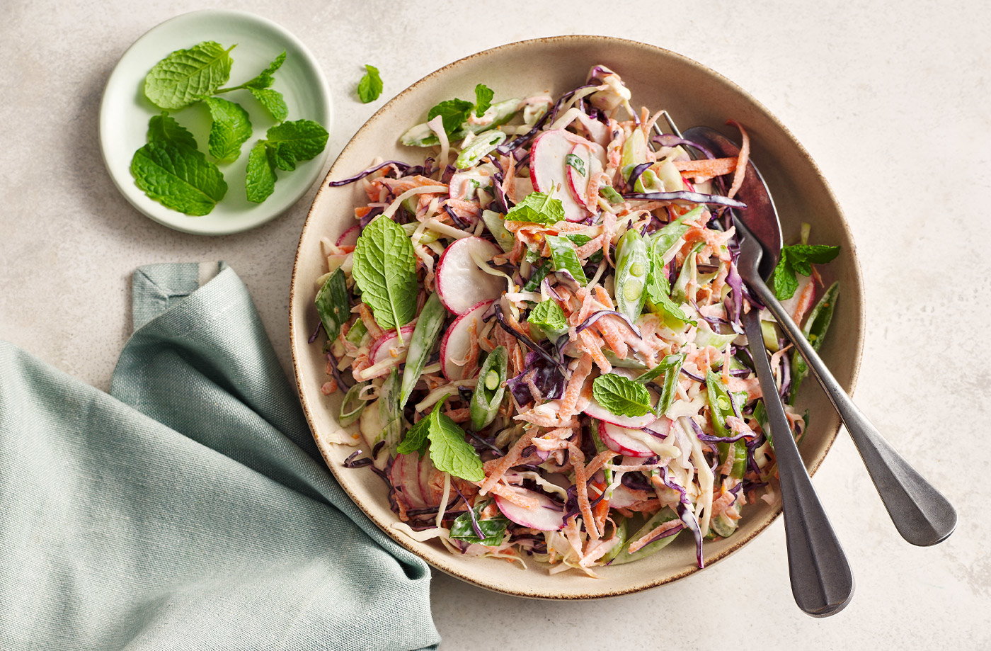 Spiced veg slaw