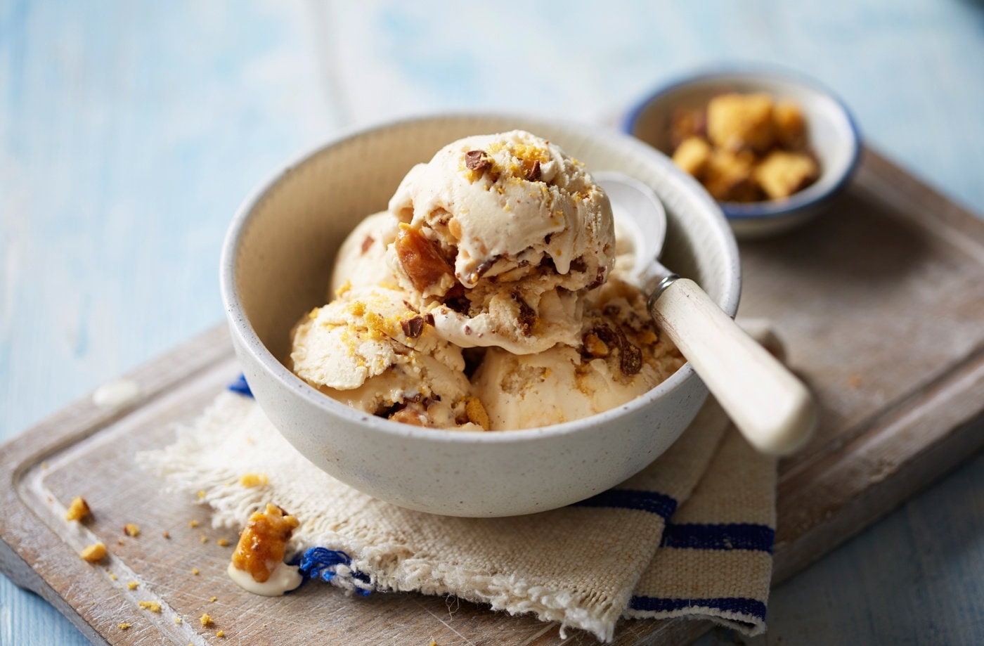 Honeycomb ice cream