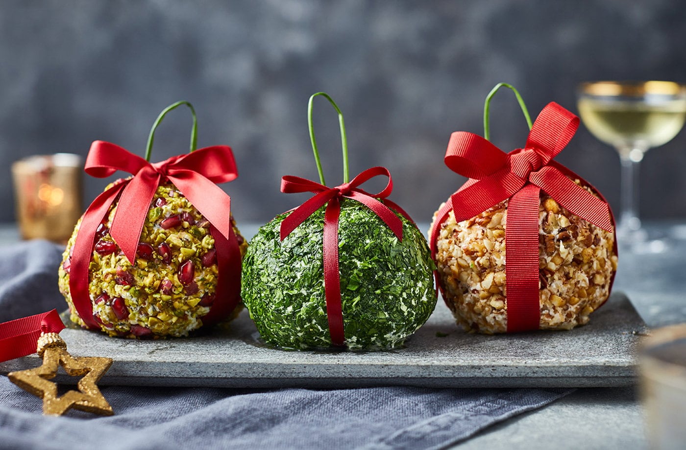 Cheese baubles