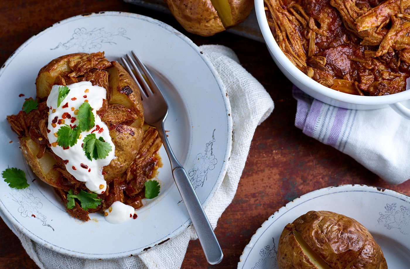 Slow-cooked firecracker pulled pork