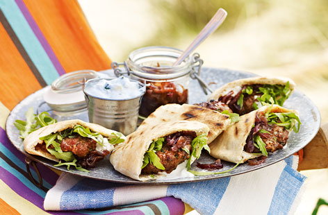 Image of "Mini Moroccan lamb pittas"