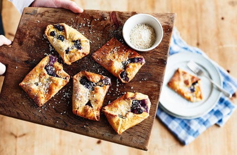 Image of "Blueberry and coconut pastries"