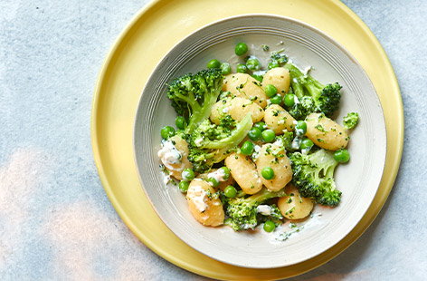 Image of "Cheesy broccoli gnocchi"