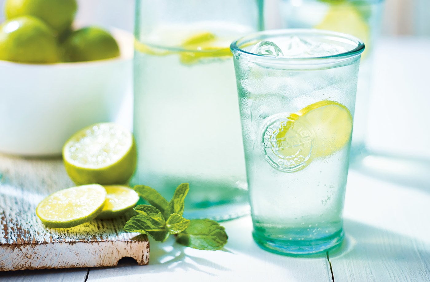 Ginger lime fizz