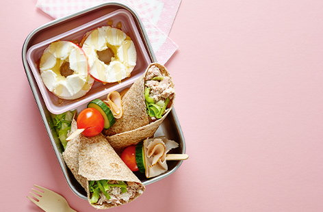 Image of "Creamy tuna wraps"