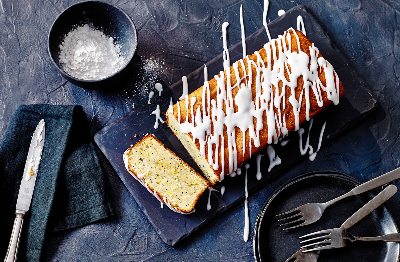 Gluten-free lemon drizzle cake