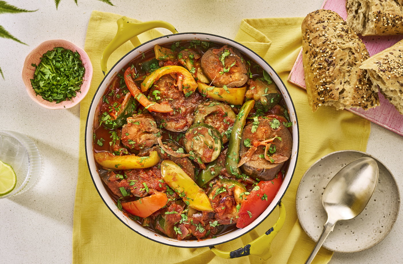 Summer slow-cooker ratatouille