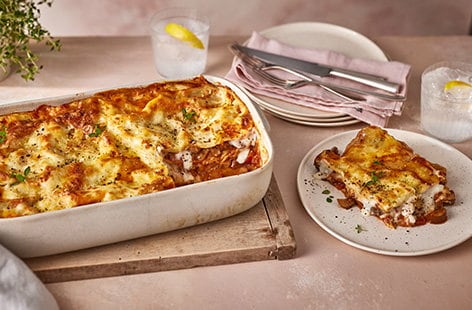 Image of "Mushroom ragu lasagne "