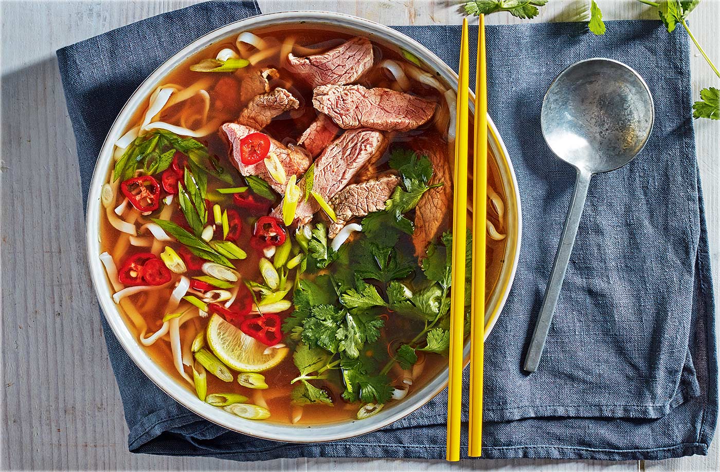 Quick beef pho
