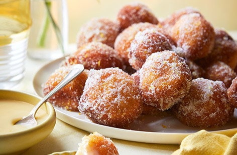 Lemon ricotta doughnuts