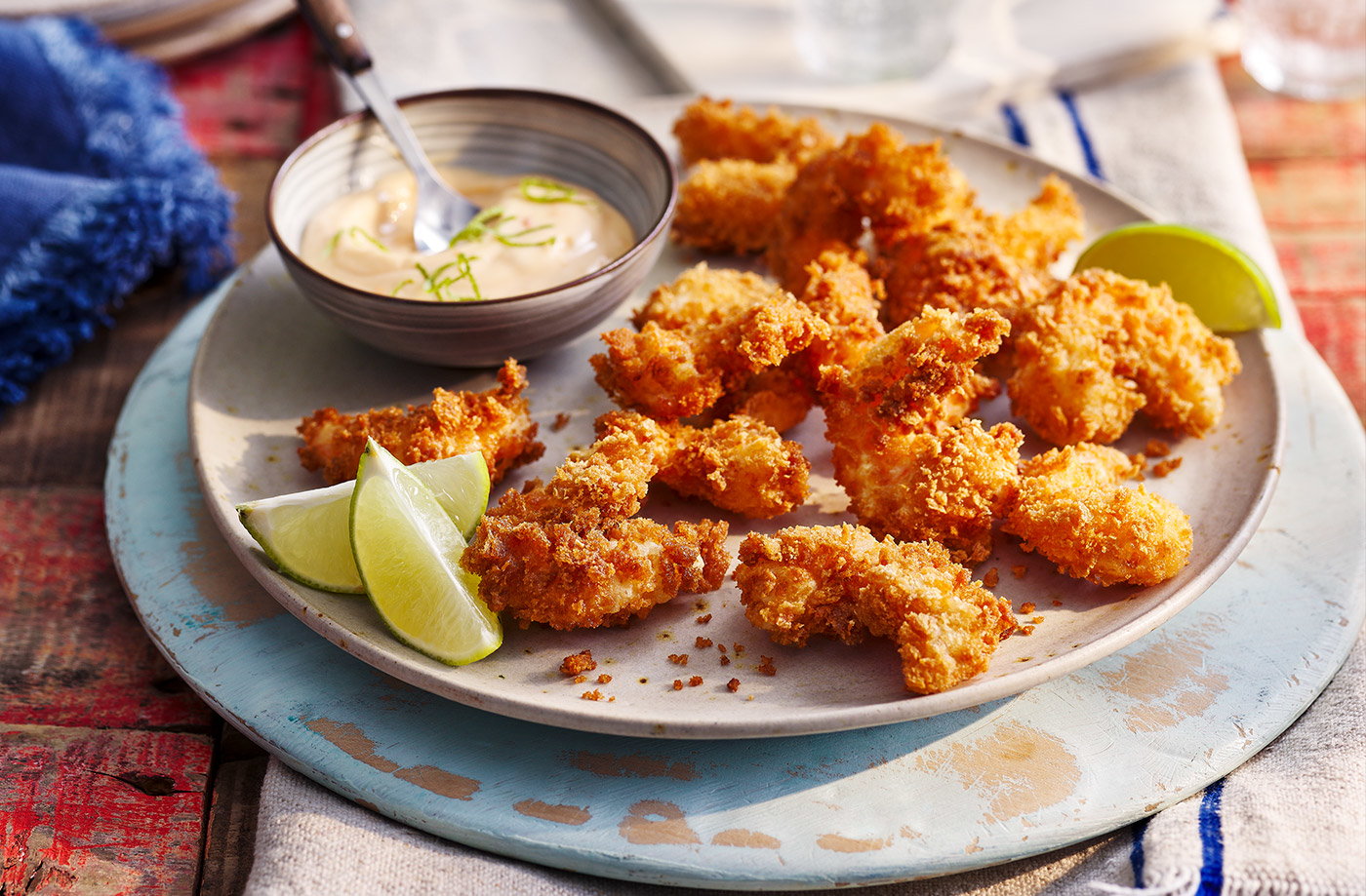Salt and pepper scampi