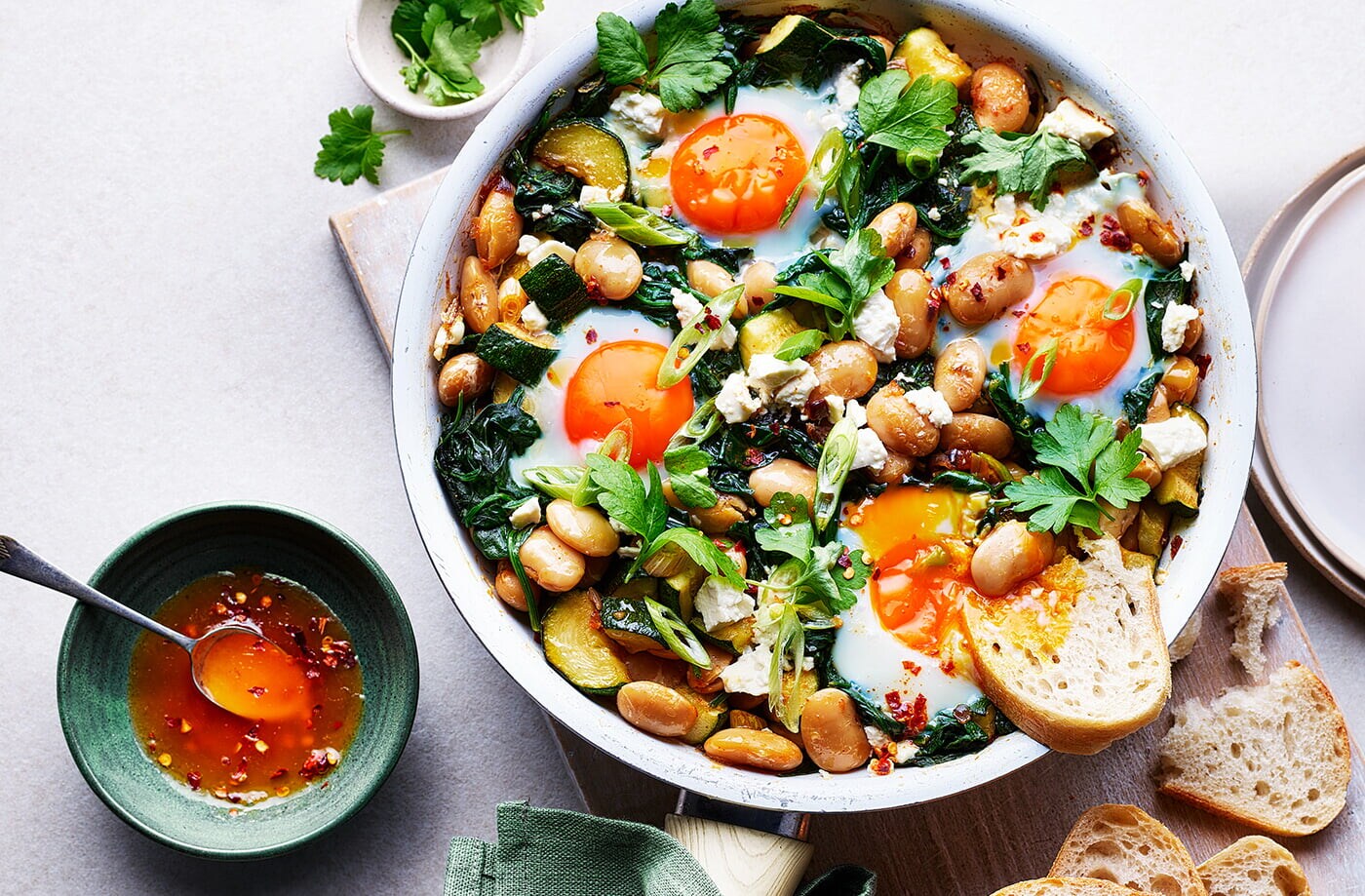 Butter bean shakshuka