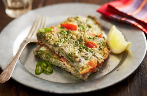 Image of "Indian coriander and chilli omelette"