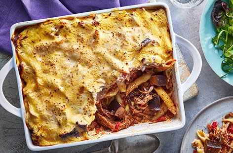 Image of "Spicy lamb pasta bake"