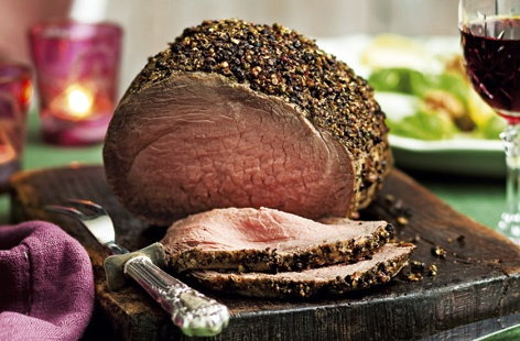 Image of "Peppered roast beef"