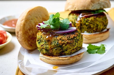 Image of "Spicy potato burgers (Vada Pav)"