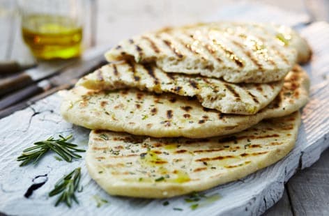Image of "Barbecued flatbread"