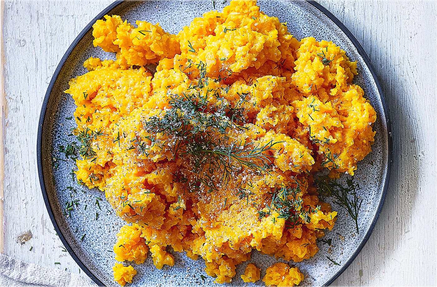 Mashed carrots with mascarpone