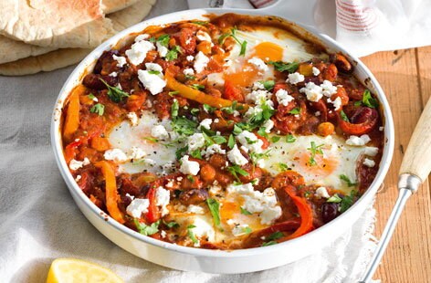Image of "Mixed bean shakshuka"