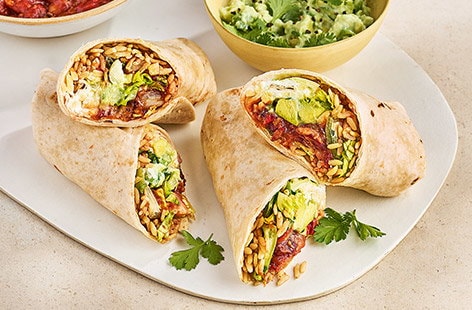 Image of "Spicy bean burritos"