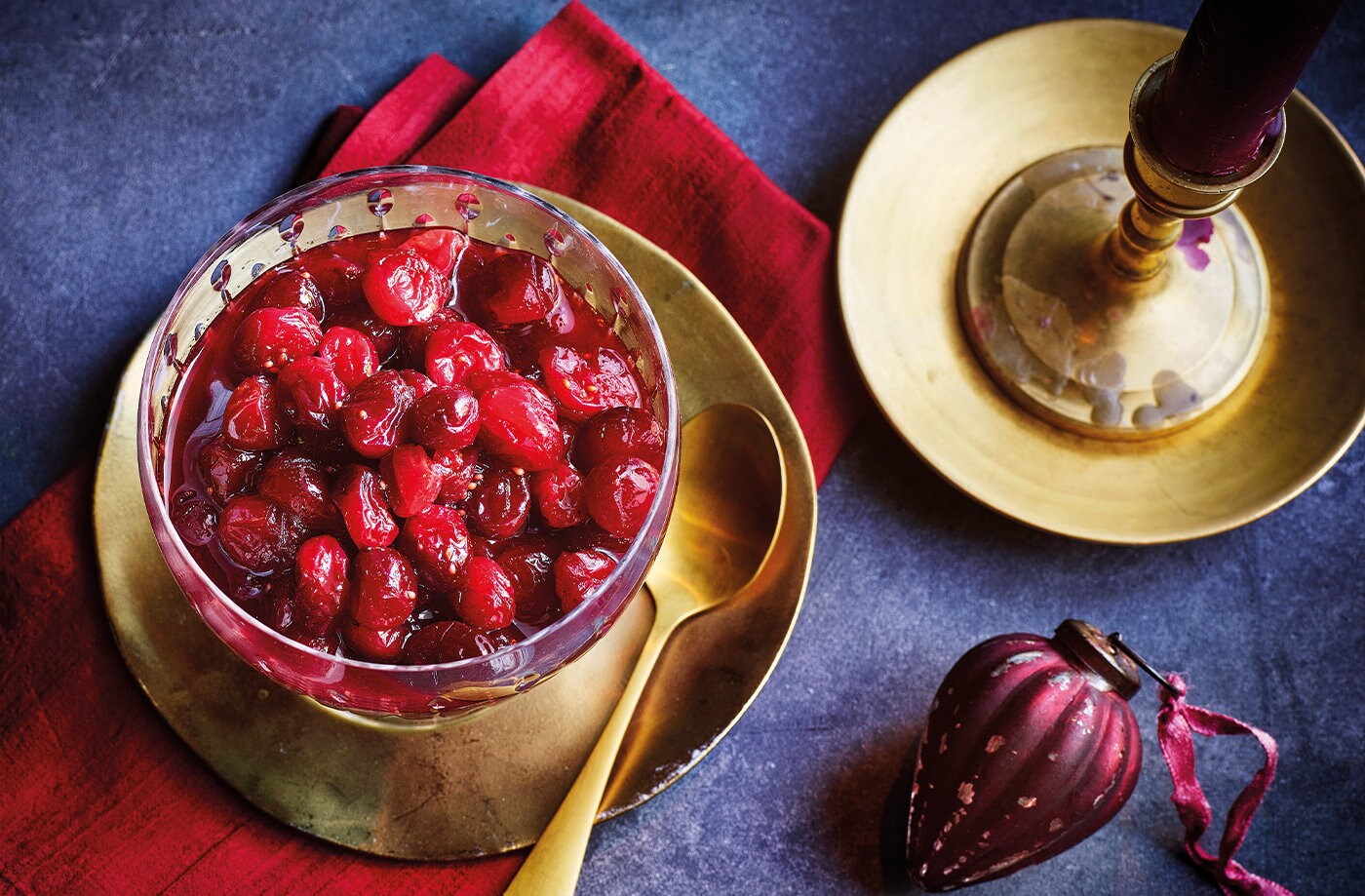 Cranberry, orange and rosemary sauce