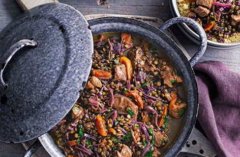 Image of "Moroccan lamb and lentil stew"