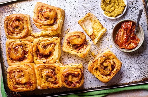 Image of "Savoury Chelsea buns"