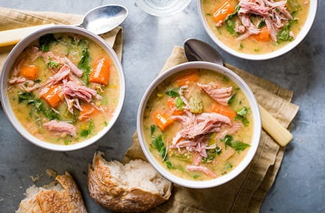 Image of "Smoked ham and lentil soup"