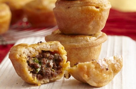 Image of "Beef and Stilton mini pies "