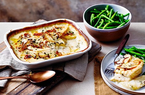 Image of "Cheesy celeriac bake "