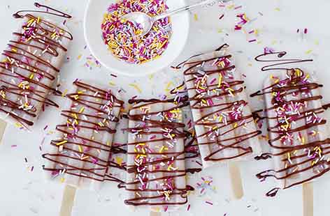 Image of "Funfetti ice pops"