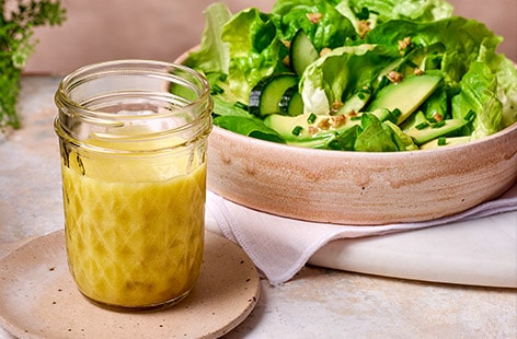 Image of "Dirty martini salad dressing"