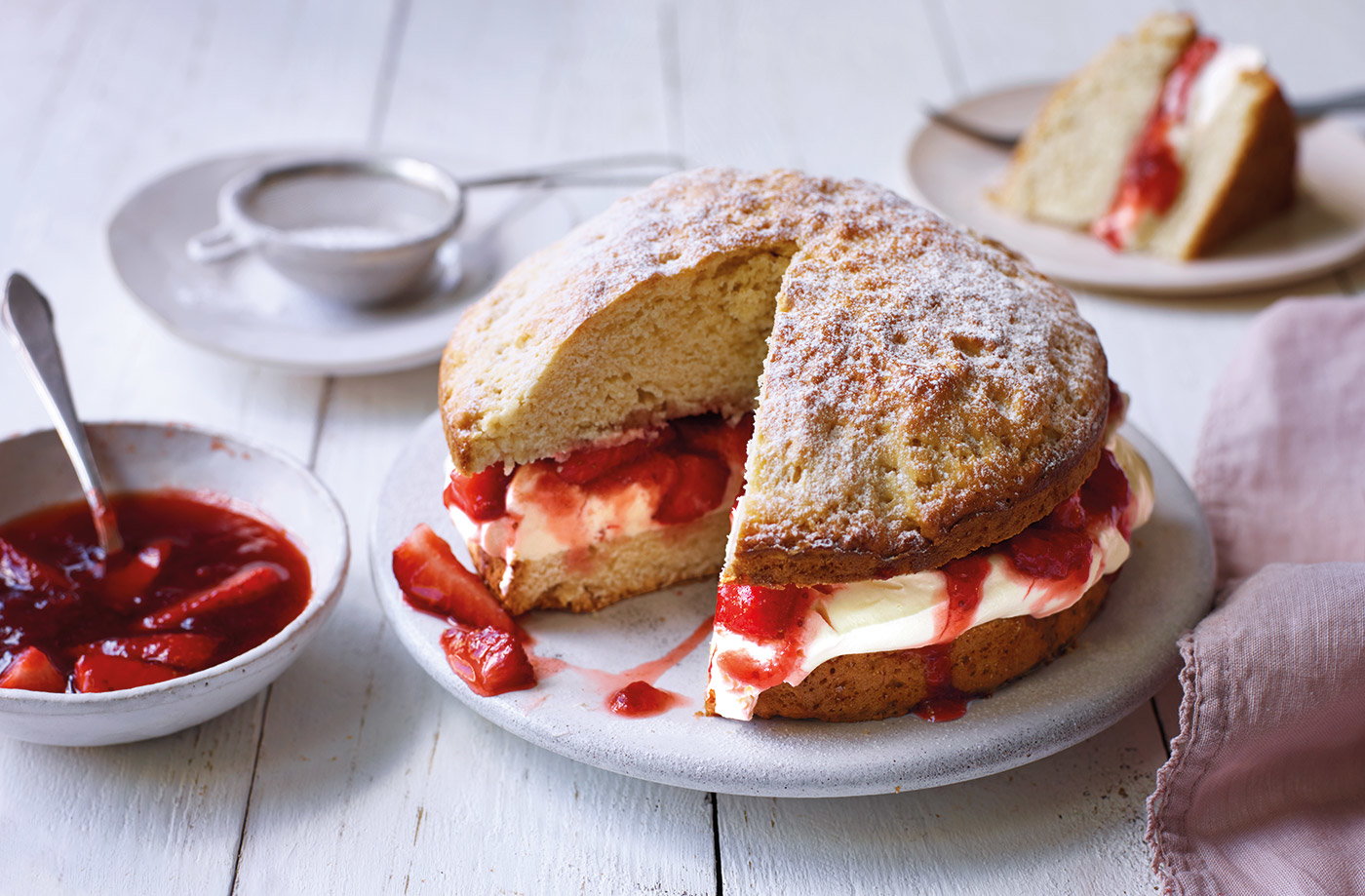Giant scone cake