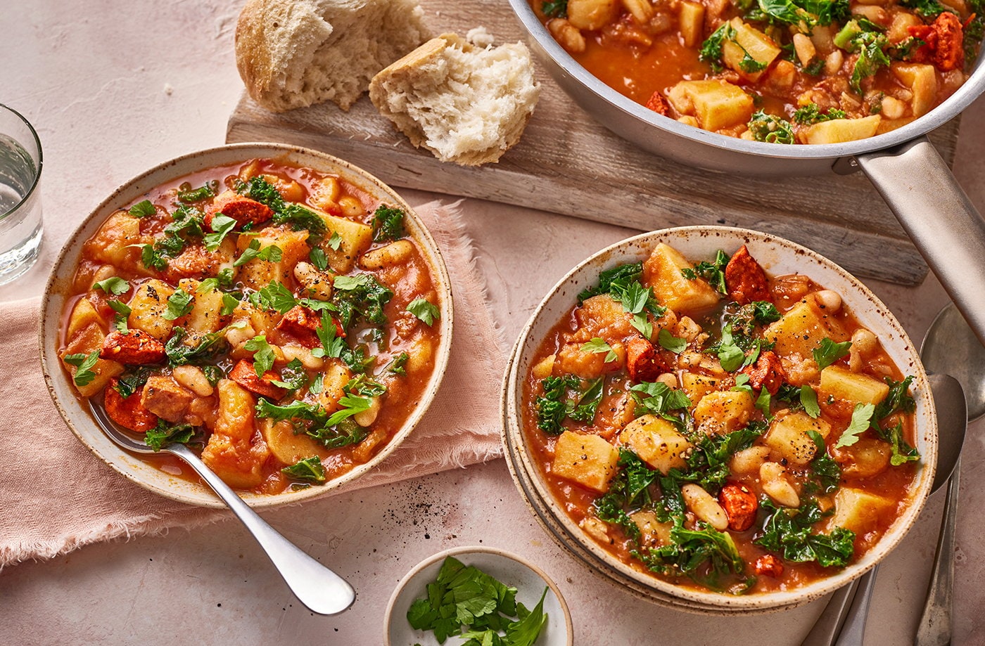 Chorizo and potato stew