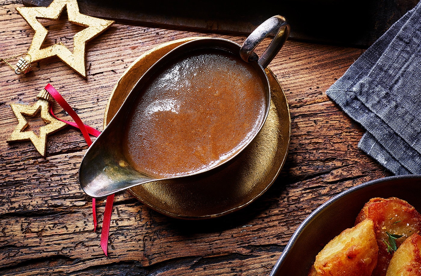 Freeze-ahead golden gravy