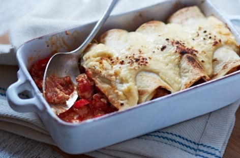 Image of "Turkey and chipotle enchiladas"