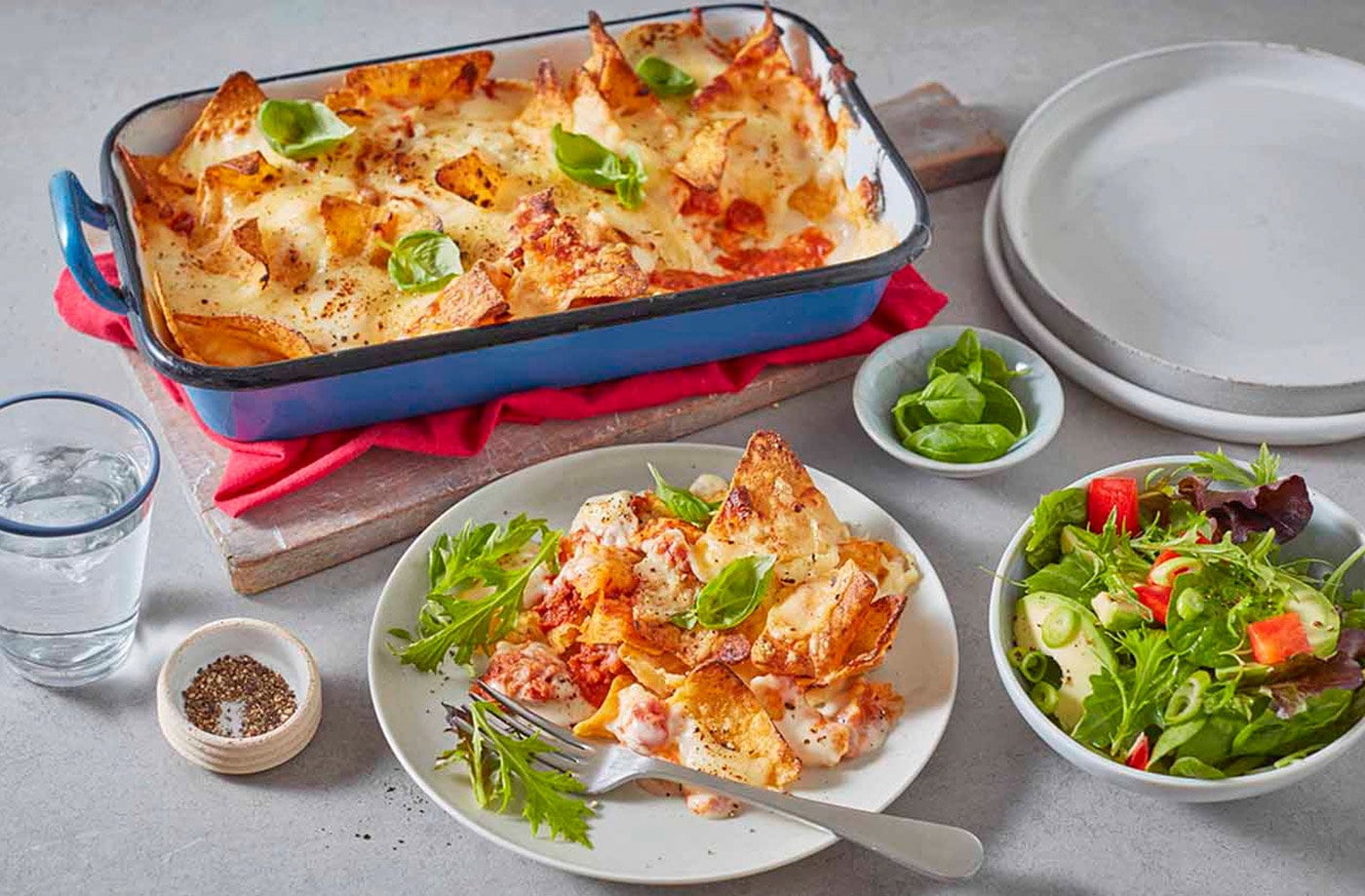 Nacho lasagne