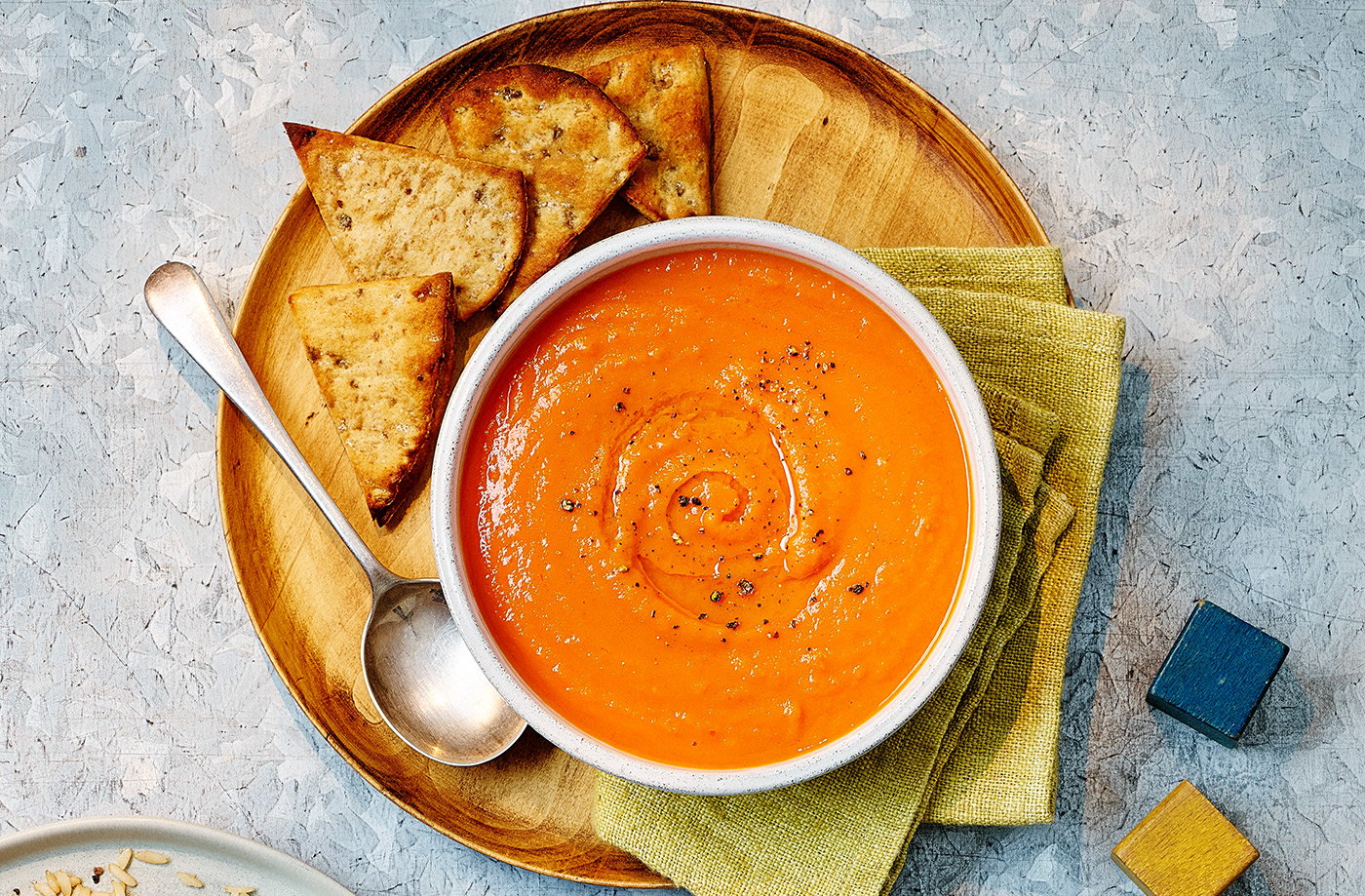 Sweet potato and pepper soup
