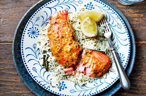 Image of "Tandoori salmon"