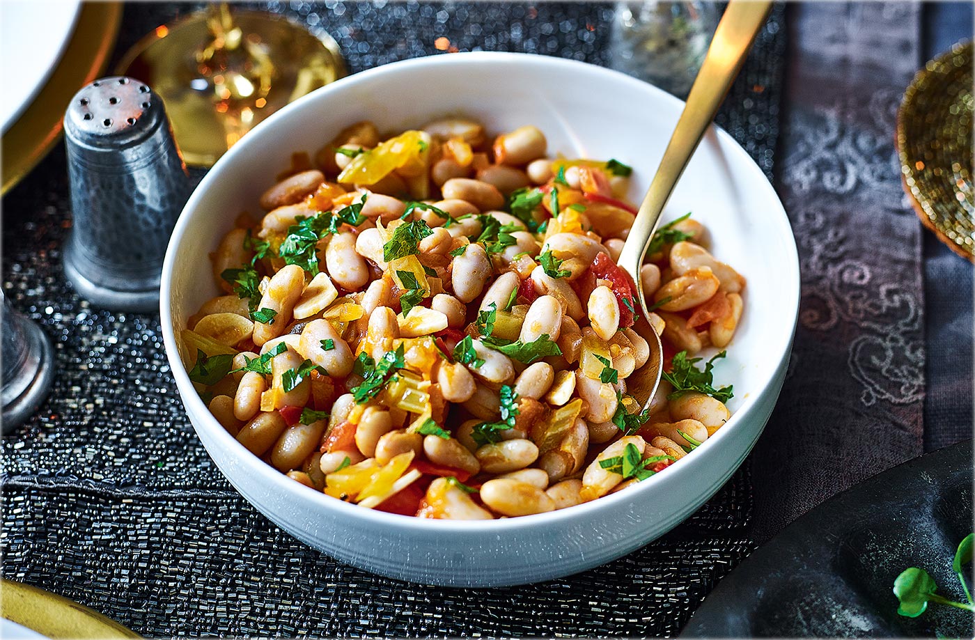 Cannellini beans with rosemary and garlic