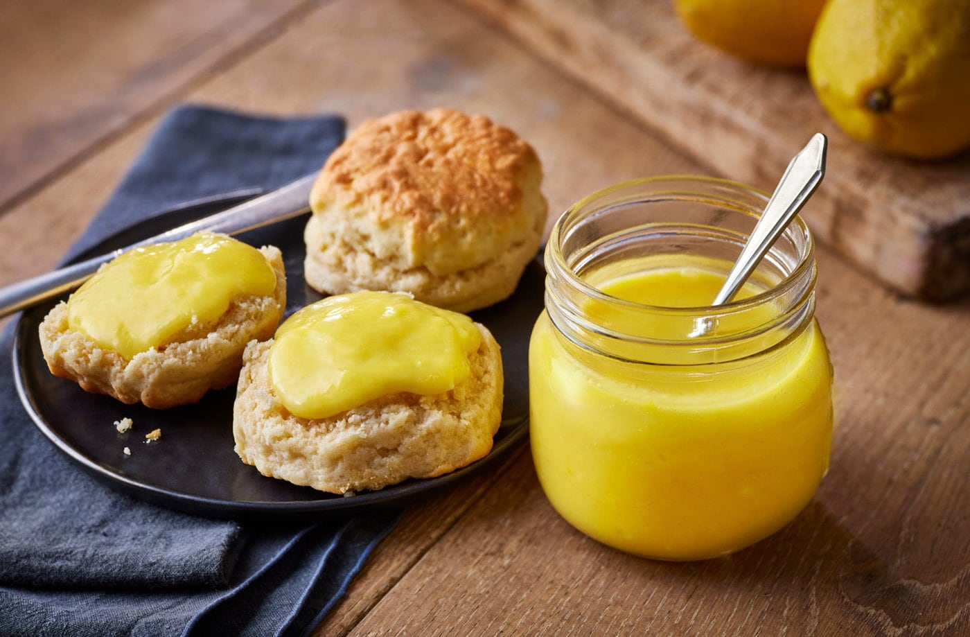 Microwave lemon curd