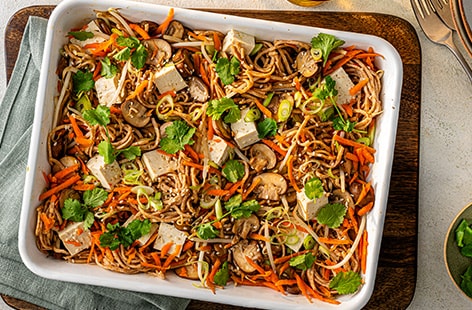Image of "Rhiannon Lambert's veggie baked noodles"