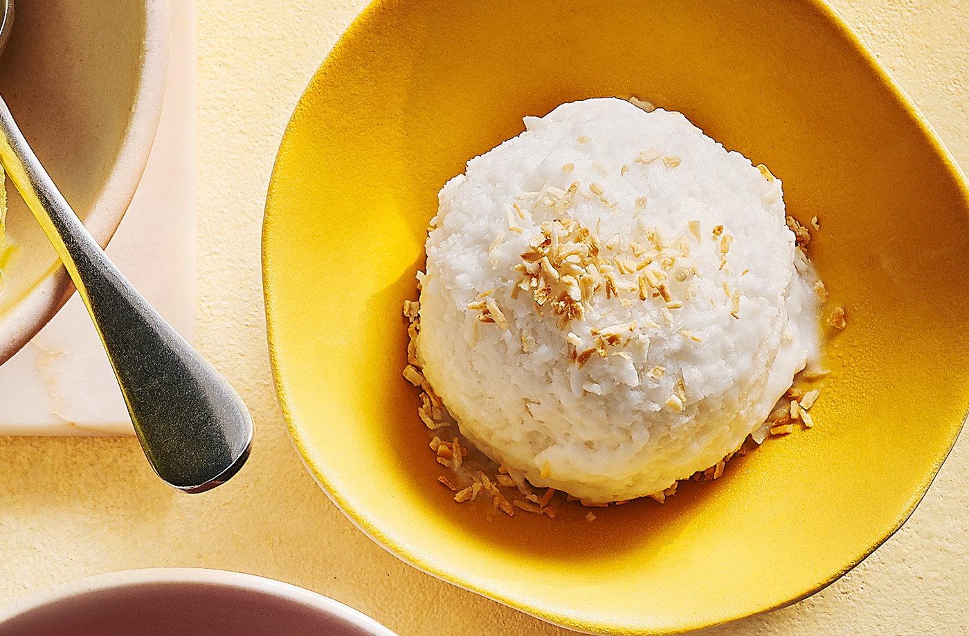 Coconut sorbet