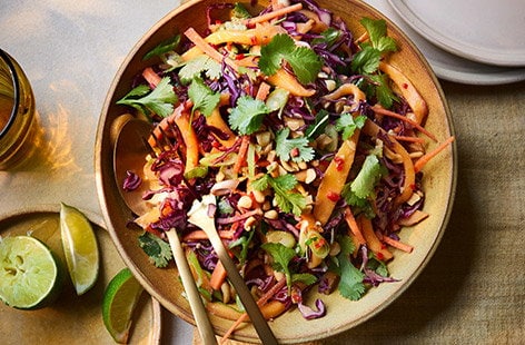 Image of "Mango peanut slaw"