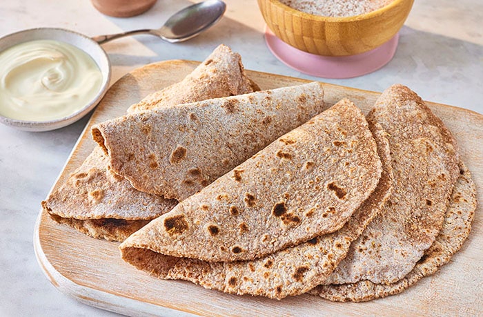 Wholemeal wraps