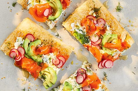 Image of "Salmon brunch tart"