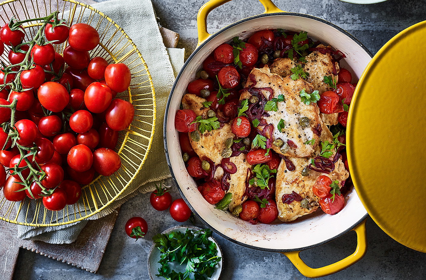 Chicken and tomato stew