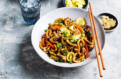 Image of "Veggie yaki udon"